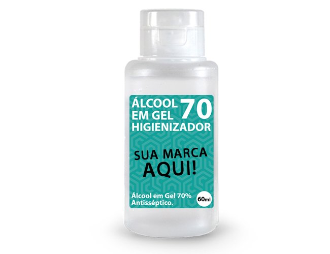 lcool em Gel 60ml 94892 Personalizado