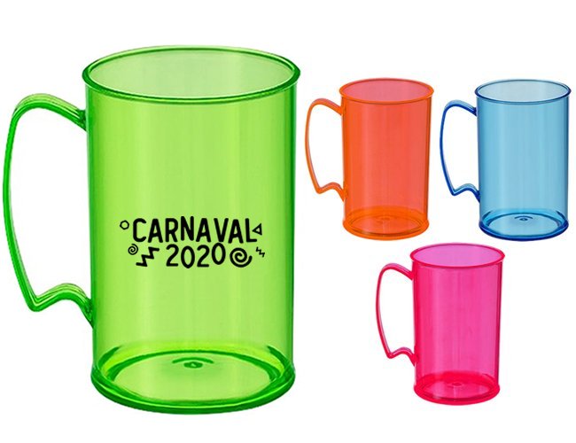 Caneca Acrlica Neon 370ml 6458 Personalizada