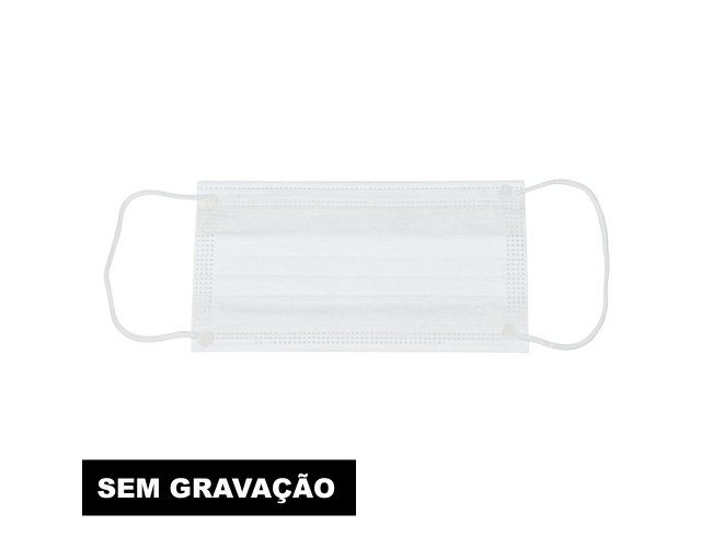 Mscara Descartvel Camada Tripla com Clipe Nasal(SEM GRAVAO) 11775