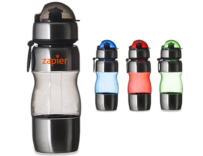 Squeeze Inox com Plstico 450ml 12190 Personalizado