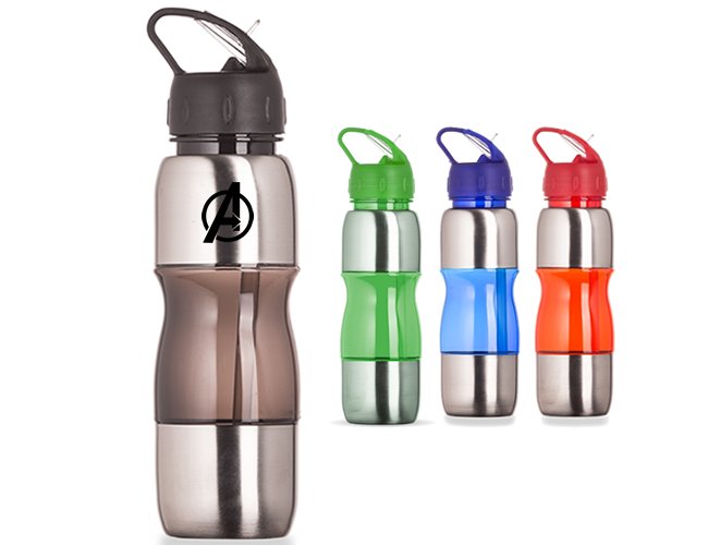 Squeeze Alumnio e Plstico 600ml 2048 Personalizado